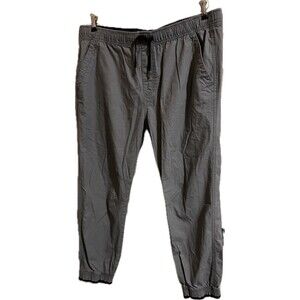 Plugg Pants Men XL Joggers Drawstring Elastic Waist Pockets Streetwear